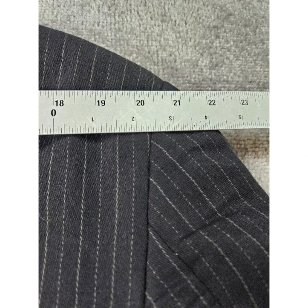 Giorgio Armani Suit Jacket 44 R Black Wool Designer Italy Designer Collezioni